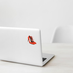 Fashionista Red High Heels ✦ B-Side Label Sticker