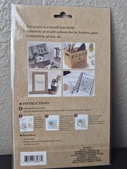 Crafter’s Square Paper Craft Rub-On Transfers Birthday Party Celebration