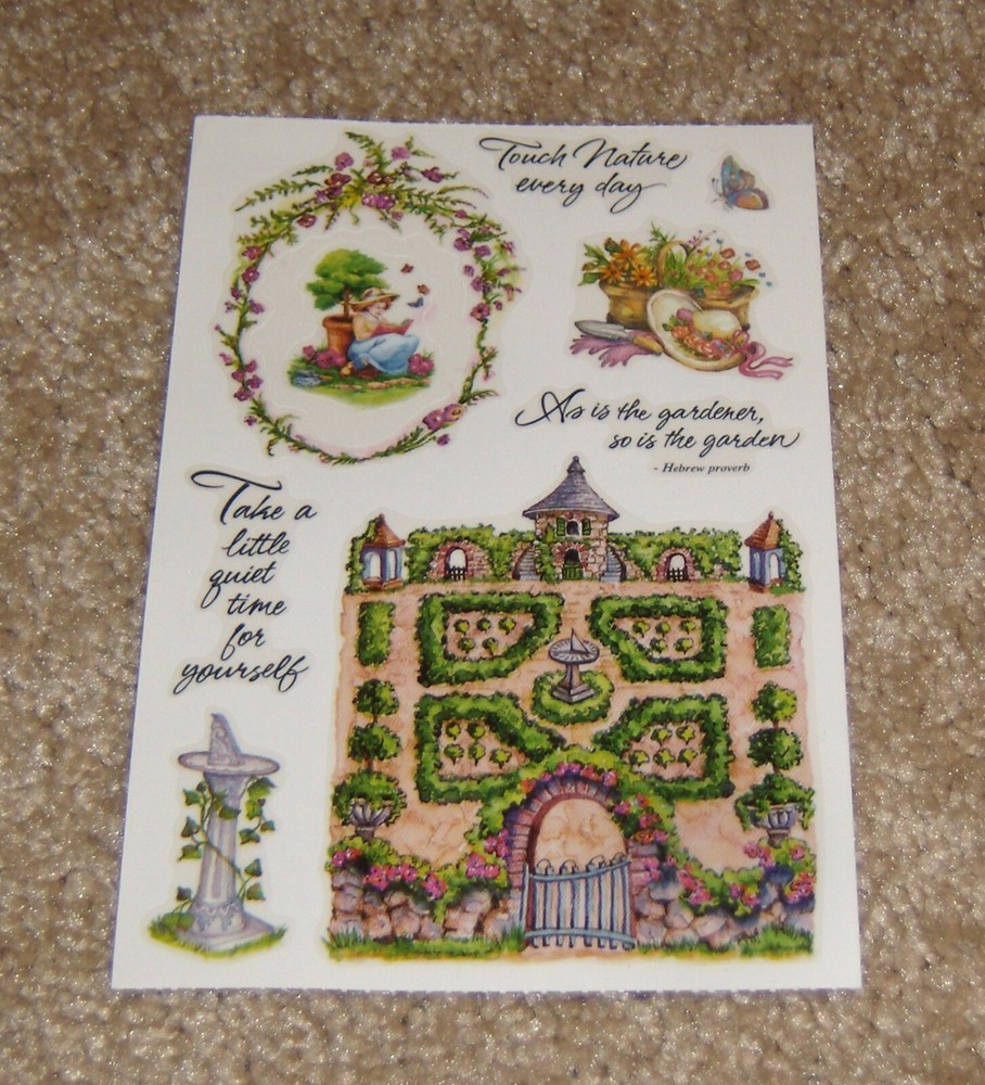 PSX Designs Sticker Sheet ~ English Garden