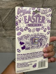 Vintage Lisa Frank – Easter Stickers – 2 Sheets – Sheep, Bunny, Kitten & more