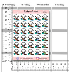 Mopping Planner Sticker, Mop Sticker, Chore Sticker, Calendar & Journal Sticker