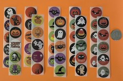 50 HALLOWEEN STICKERS/ HALLOWEEN REWARD STICKERS/HALLOWEEN PARTY FAVORS