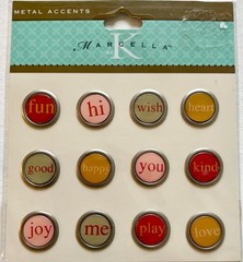 Scrapbooking Stickers Alphabet Letters Numbers Accents Lot of 6