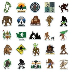 50X Bigfoot Sasquatch Jungle Mountain Stickers Scrapbook Skateboard Bike Hiking