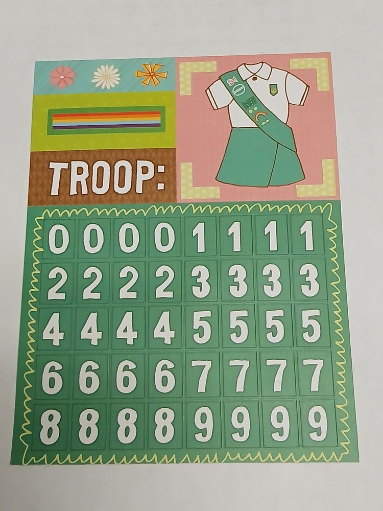 Vintage K & Company Girl Scouts Grand Scrapbook Stickers New