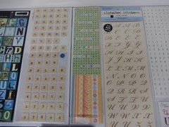Large Sticker Lot of Letters & Numbers for Scrapbook & Card Making Lot Approx 20