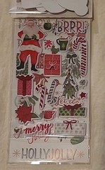 1300+ Assorted Holiday Christmas Stickers Autocollants Puffy Diecuts Paper Epoxy
