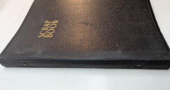 VTG Scrapbook Book Album with Stamps Collection Worldwide by Betty Alice Pence