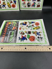 Vintage Halloween Three Dimensional Stickers 3 Pack New Sealed Taiwan
