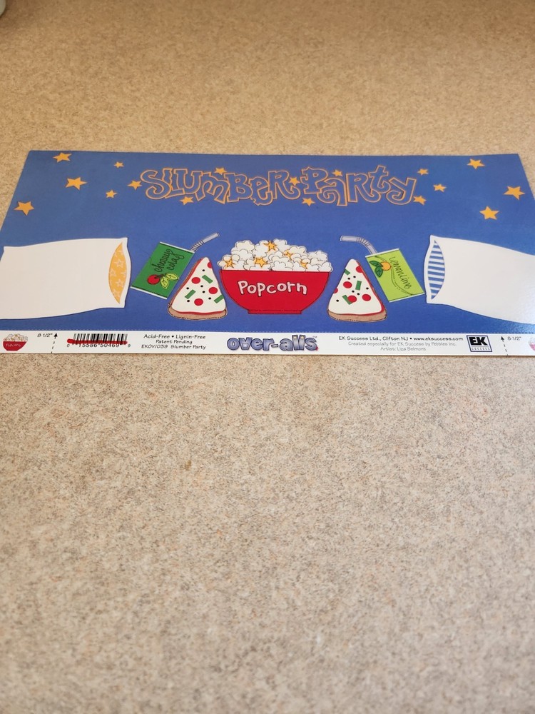 EK Success~Slumber Party Over-alls for scrapbooking/crafts