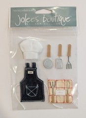 Jolee’s Chef Food Cooking Utensils Apron Hat Scrapbooking Stickers