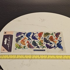 Sticko Fantastic Fish Prismatic Scrapbooking Stickers 44 pc EK Success