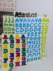 Lot of Letter & Number stickers scrapbooking, crafting, activities