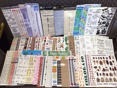 HUGE STICKER LOT~200+ Shts./Pks.~Mixed Themes & Brands~NEW