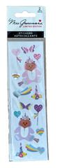 Ltd. Edition + Rare Mrs Grossman’s Reflections FANTASY BEAR~Rainbow~2 Sheets~NIP
