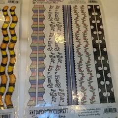 Creative Imaginations Mary Engelbreit Renae Lindgren Border Stickers 4 Sheets