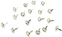 100 PCS Ivory Round Pearl Brads, Embellishments, Scrapbooking, Cardmaking.