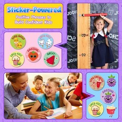 Scratch and Sniff Stickers 576 Pieces Fruits and Foods Smelly Stickers 24 Scents