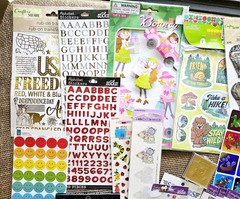 Large Lot Of Scrapbook Stickers Journals 22 Pkgs & 27 Sheets