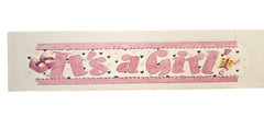 NRN DESIGNS Die-Cut Cardstock Stickers – Baby Girl – 3 sheet