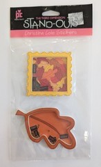 Fall Autumn Leaves Shakers Scrapbooking Stickers By Provo Crafts Stand-Outs