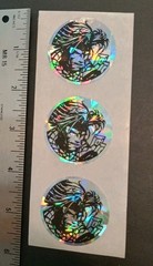 Vintage Stickers Marvel X Men Gambit Prism Sticker Mod VTG 90s Comic RARE
