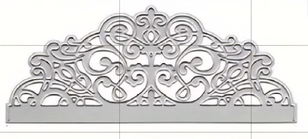 Vintage Scrolling Edge Border Die Cut Card Making Cutting Dies Fancy Doily Lace