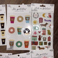 Paper studio la petites sticker lot 10 Dimensional Stickers – Sealed 2018 – 2019