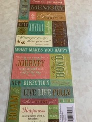 K&COMPANY STICKERS EMBOSSED ROAM FAMILY TOGETHERNESS 26PCS