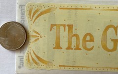 THE GOLDEN YEARS Fun Phrase Sticker (1pc)9”x2.5”Frances Meyer•Border•Title Page•