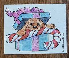 Vintage Scholastic Sticker Posters Christmas Scratch Sniff Summer Cat Dog Lot