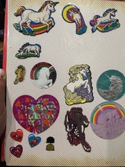 Collector’s Vintage Eighties Sticker Album Collection Ziggy Shirt Tales Pacman