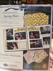 Creative Memories Spring Buzz Pack & (2) TEXTILES Printed Photo Mounting Paper