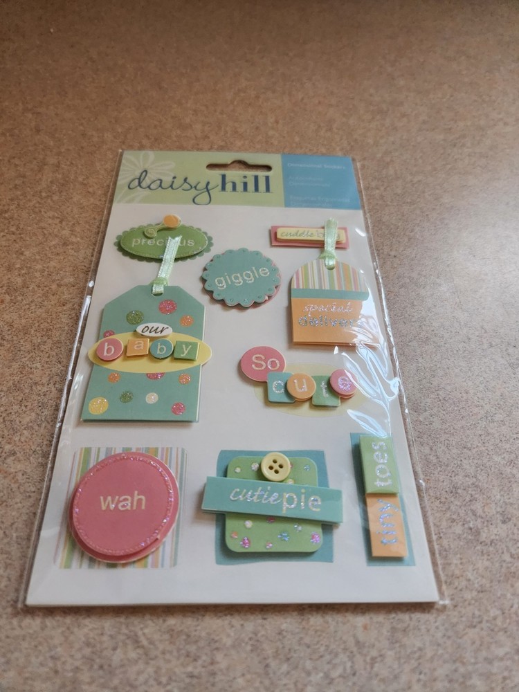 Daisy Hill~Coochie Coo Baby~Dimensional Stickers