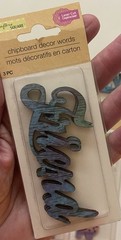 4 Packs Crafters Square Laser Cut Chipboard Decor 3 or 6pcs Each Packet New