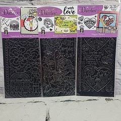 Hot Off The Press Dazzles Scrapbooking Stickers Assorted Lot Of 7 Dolls Flowers