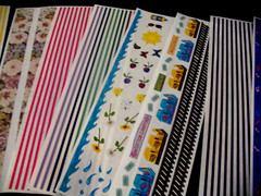 Lot of Stickers, Great Lengths, Hot Pink Lines, Textiles, Amusement Park, Dance