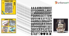 2320 Black Vinyl Letter & Number Stickers – Reusable, Waterproof, Perfect for…