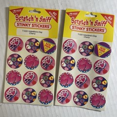 Trend Enterprises 2 NOS Unopened Packs Scratch ‘N Sniff Stinky Stickers