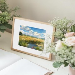 15 Pack 8×10 Picture Mats, Mixed Colors Frame Mattes for 5×7 Pictures Photo F…