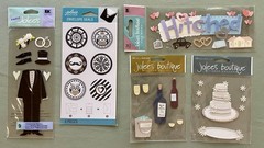 Large Lot of Wedding Stickers and Stamps! Jolee’s Boutique, K & Co,, Etc