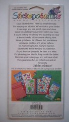 Petting Zoo farm animals cow pig horse rabbit duck goat stickers unopen package
