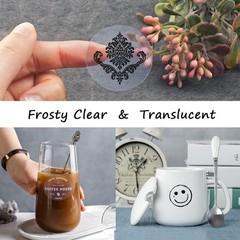 Translucent Waterproof Vinyl Sticker Paper – 15 Sheets 8.5 x 11 – Quick Dry
