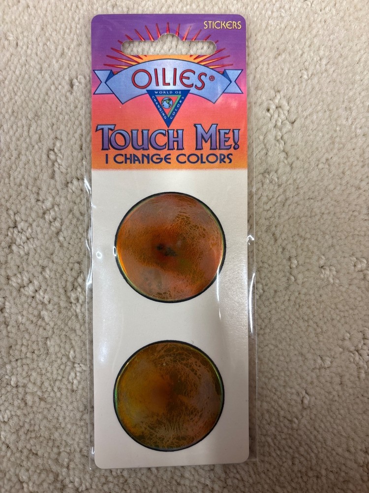 vintage oilies liquid crystal stickers – circles