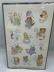 Vtg Current Inc Little Blessings Christmas Kisses 1990 Stickers Sheet Hershey