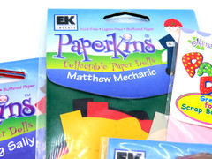 Paperkins Paper Dolls Lot EK Success Scrapbook Glue Book Journal Supply