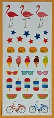 Themed Stickers/ Ice Cream, …. Single Sheet