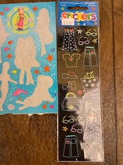 Vintage Sandylion Stickers Mattel Barbie Dance Ballet Butterfly Lot Early 2000s