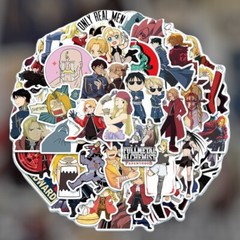 Fullmetal Alchemist Anime Sticker Vinyl Decal Supernatural Alchemy Pack Lot 50pc