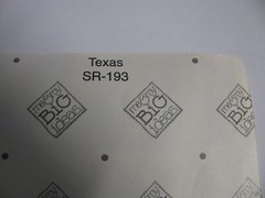 Mambi TEXAS Scrapbook Stickers 1 Sheet
